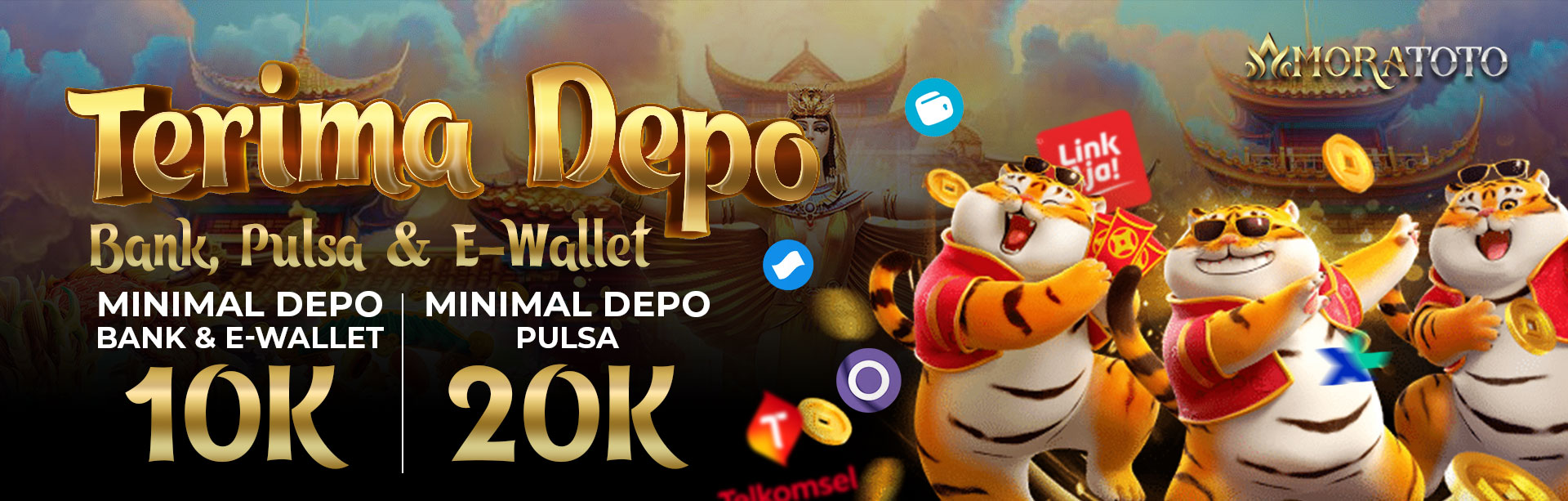 Terima depo ewallet dan pulsa