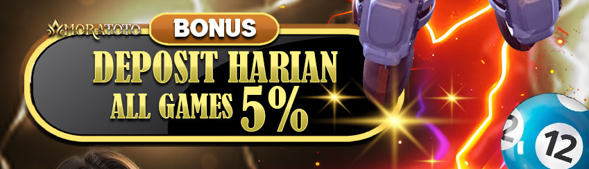 BONUS DEPOSIT HARIAN 5%